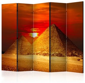 Paravento The Giza Necropolis sunset II [Room Dividers]