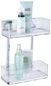 Scaffale autoportante a due livelli Vacuum-Loc, 14 x 25,5 cm Quadro - Wenko