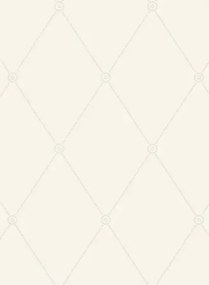 Tapete Georgian Rope Trellis von Cole & Son - Ivory