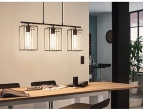 Eglo 49496 - Lampadario LONCINO 3xE27/60W/230V