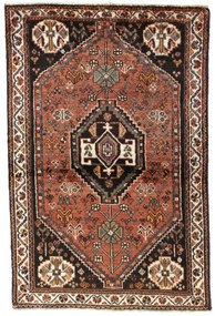 Shiraz Tappeto persiano 110x160 Rosso (Iran) Annodato A Mano