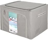 Scatola armadio doppia cerniera 50x40x30 cm grigia