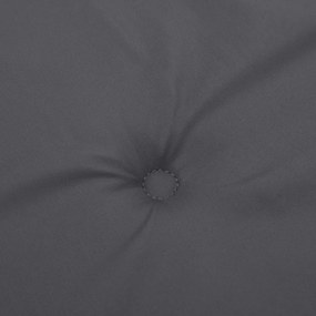 Cuscino per Panca Antracite 150x50x3 cm in Tessuto Oxford