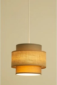 Brilagi - Lampadario sospeso con cavo RESNA 3xE27/60W/230V Ø 45 cm marrone/beige