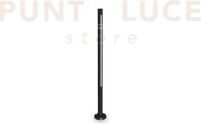 Jedi paletto led 3000k 12w  1250 lm ip65 h.80,5cm nero