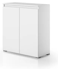 Mobile lavanderia Laundry 2 ante in truciolare bianco P 37 x L 80 x H 102 cm