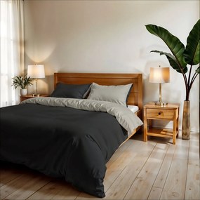 Parure copripiumino matrimoniale fumo e grigio Datex