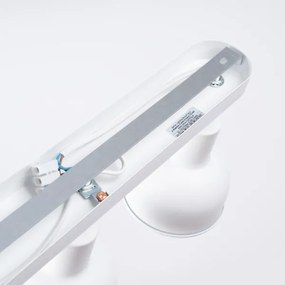 Sollux SL.1315 - Faretto ELBA 3xE27/15W/230V bianco