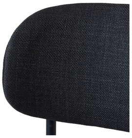 Sedia da pranzo grigio scuro Fowler - Unique Furniture