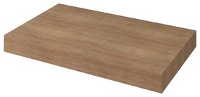 Top per lavabo  BADEN HAUS L 80 x H 8 x P 50 cm rovere tabacco mdf, opaco