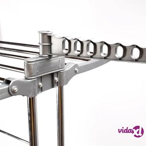 Bathroom Solutions Stendibiancheria a Torre Autoportante 80x57x165 cm