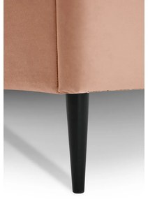 Letto rosa per bambini con contenitore 120x200 cm Star - Scandic