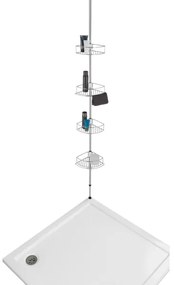 WENKO 21803100-Mensola angolare DOLCEDO 31x275 cm acciaio inox/cromo lucido