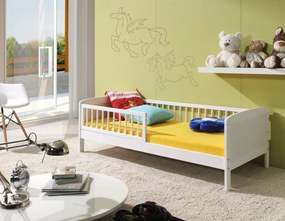 Letto per bambini Junior bianco 160x70 cm