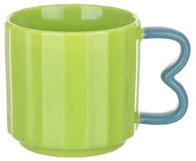Tazza verde in porcellana 360 ml Handly