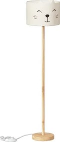 Atmosphera - Lampada da terra per bambini FÉLIX 1xE27/40W/230V gatto