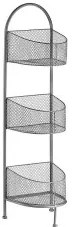 Scaffale Argentato Metallo 21,2 x 97 x 28,5 cm