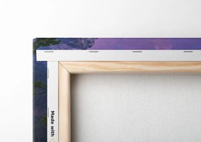 Quadro su tela – Tramonto sul paesaggio montano