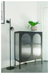 Vetrina in metallo nero 90x110 cm Adelaide - House Nordic