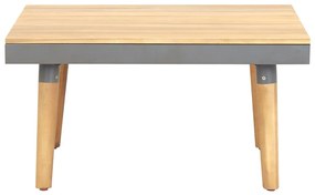 Tavolino da caffè per giardino 60x60x31,5 cm massello di acacia