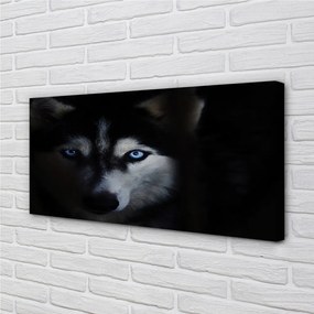 Quadro su tela Eyes Wolf 100x50 cm