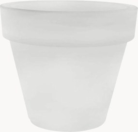 Portavaso da esterno con luce a LED Bordato Liscio