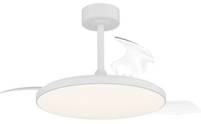 Ventilatore da soffitto SLIM bianco , D. 49.6 cm MANTRA