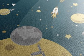 Stampa su tela – Viaggio straordinario nello spazio