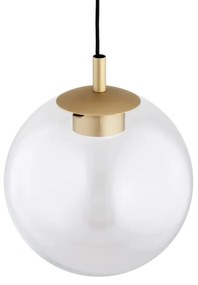 Argon 8828 - Lampadario a sospensione con filo SACRAMENTO 1xGX53/8W/230V limpido/oro