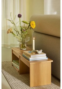 Tavolo TV in rovere naturale 99x30 cm Doppio - Hübsch