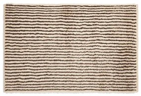 Kami Knotted Rug 120x180 Off-white/Coffee - Ferm Living