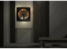 Li-Go 5275/DUB2 - Orologio LED dimmerabile LED/10W/5V 20000 mAh 42x42 cm rovere+ DO