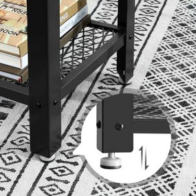 Tavolino d'appoggio LUVOR marrone/nero