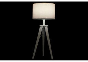 Lampada da tavolo DKD Home Decor Bianco Poliestere Legno 220 V 50 W (30 x 30 x 72 cm)