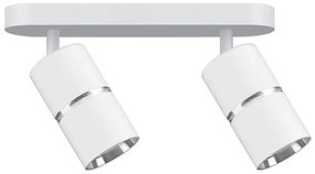 Faretto BAMBOO 2xGU10/10W/230V bianco