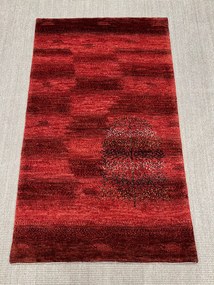 Loribaft Tappeto 90 x 140 Rosso (Iran) Annodato A Mano