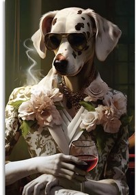 Stampa su tela – Gangster animale femmina dalmata
