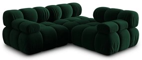 Divano in velluto verde 282 cm Bellis - Micadoni Home