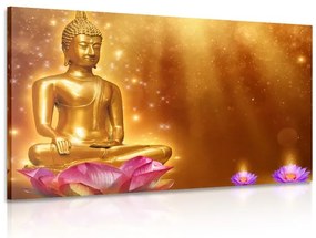Quadro su tela – Buddha dorato