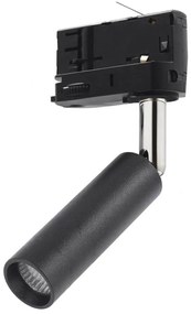 Faretto per sistema a binario trifase LAGOS 1xG9/8W/230V nero