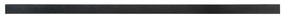 Lampada Lineare LED a Sospensione 65W 200cm nera con driver Philips Colore Bianco Variabile CCT