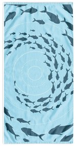 Telo mare blu 90x180 cm Shoal - DecoKing