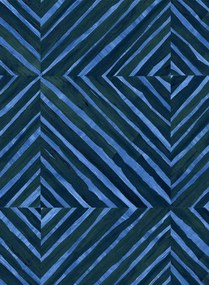 Coordonne Tapete Kaleido Bamboo - Indigo