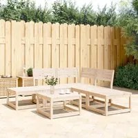 Set Divani da Giardino 5 pz in Legno Massello di Pino 3216955