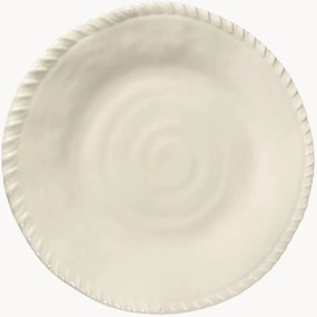 Set di 6 piatti da dessert con bordo a cordoncino Shell