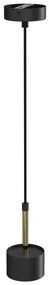 Lampadario su corda ARENA 1xGX53/11W/230V nero/oro