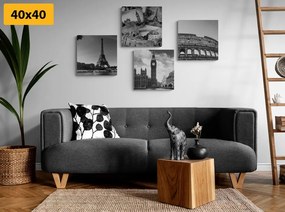 Set di quadri – Ricchezza storica in bianco e nero