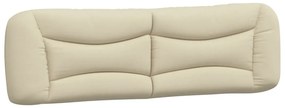 Cuscino testiera crema 180 cm in tessuto