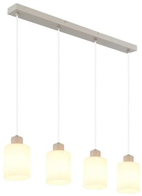 Globo 54114-4H - Lampadario a sospensione su cavo TRENT 4xE27/40W/230V