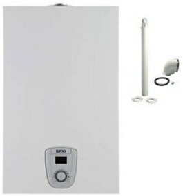 Scaldabagno a gas tiraggio forzato modello acquaproject blue lt 14 met 23,9 kw BAXI